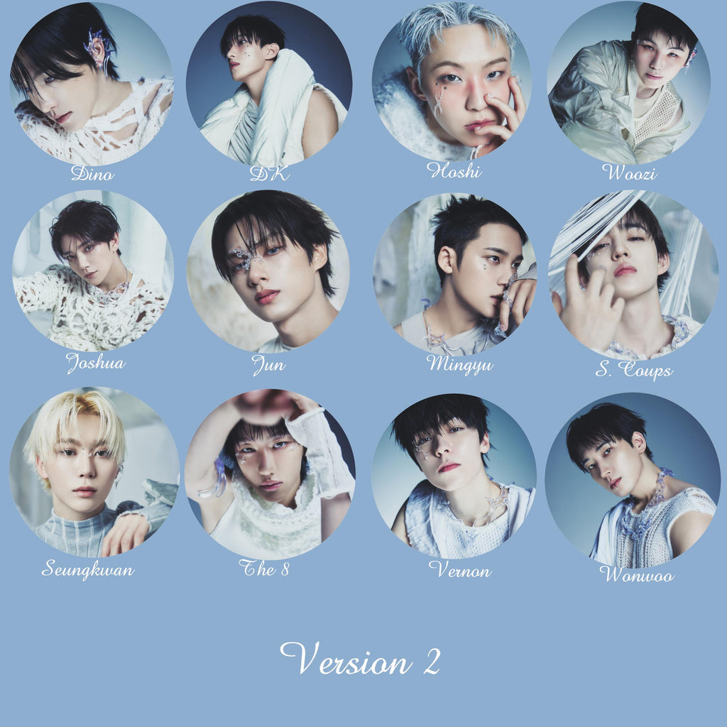 Seventeen "Happy Burstday" Pinback Buttons / Kpop Buttons / Kpop Bias Pin