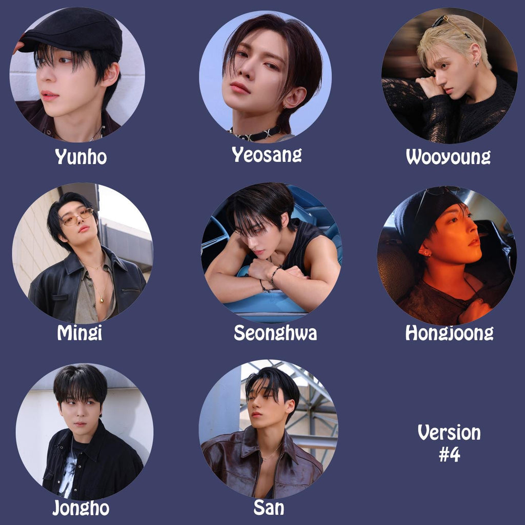 Ateez "GOLDEN HOUR : Part.3" Pinback Buttons / Kpop Buttons / Kpop Bias Pin
