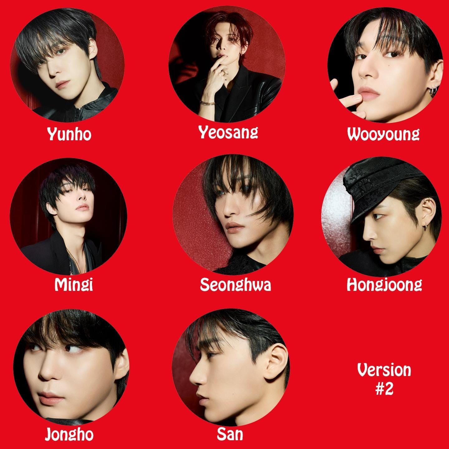 Ateez "GOLDEN HOUR : Part.3 In Your Fantasy Edition" Magnets / Kpop Magnets / Kpop Merch