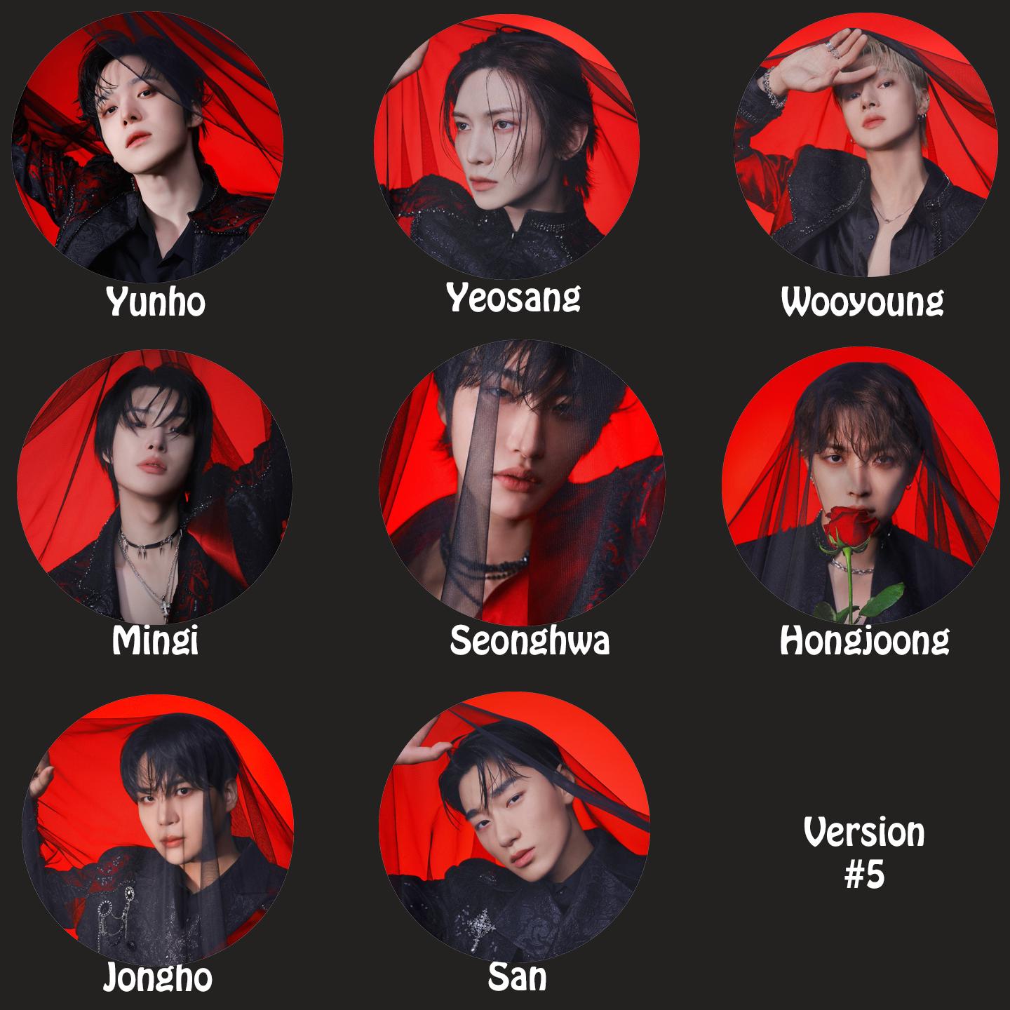 Ateez "GOLDEN HOUR : Part.3 In Your Fantasy Edition" Non-Transparent Fan / Picket / Image Picket / Kpop Bias Picket / Kpop Bias Flag
