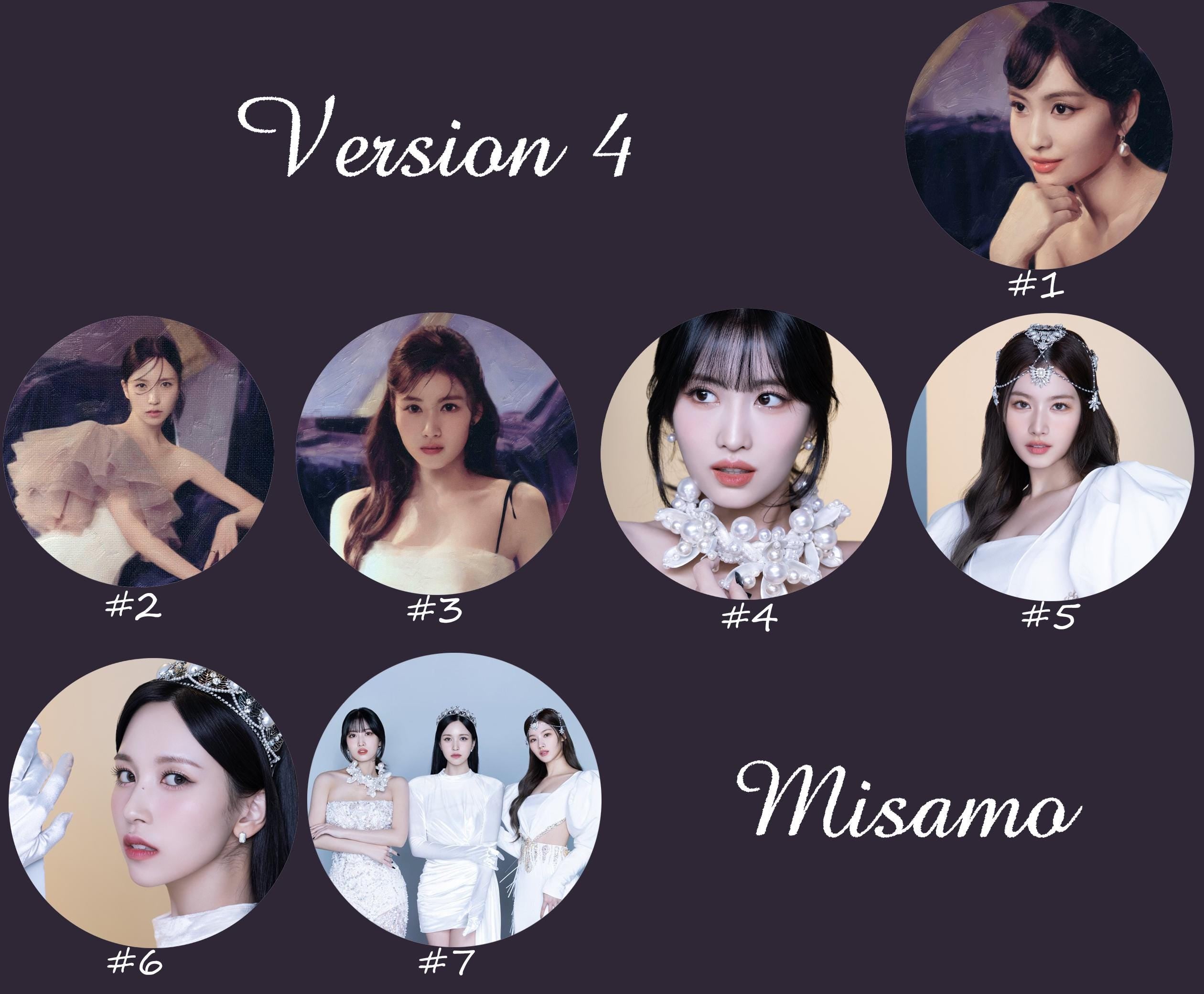 MISAMO Non-Transparent Fan / Picket / Image Picket / Kpop Bias Picket / Kpop Bias Flag / Kpop Name Sign