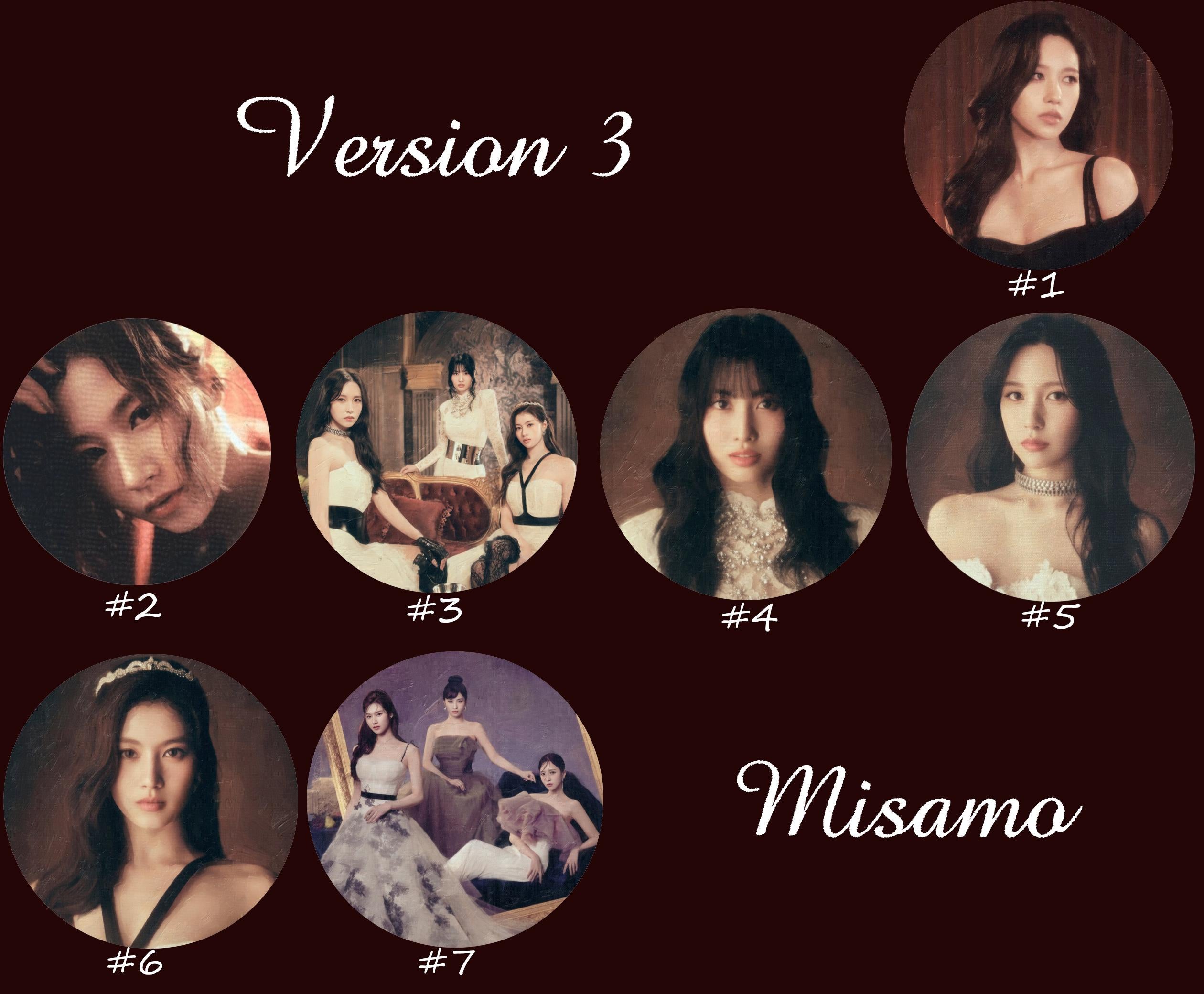 MISAMO Non-Transparent Fan / Picket / Image Picket / Kpop Bias Picket / Kpop Bias Flag / Kpop Name Sign