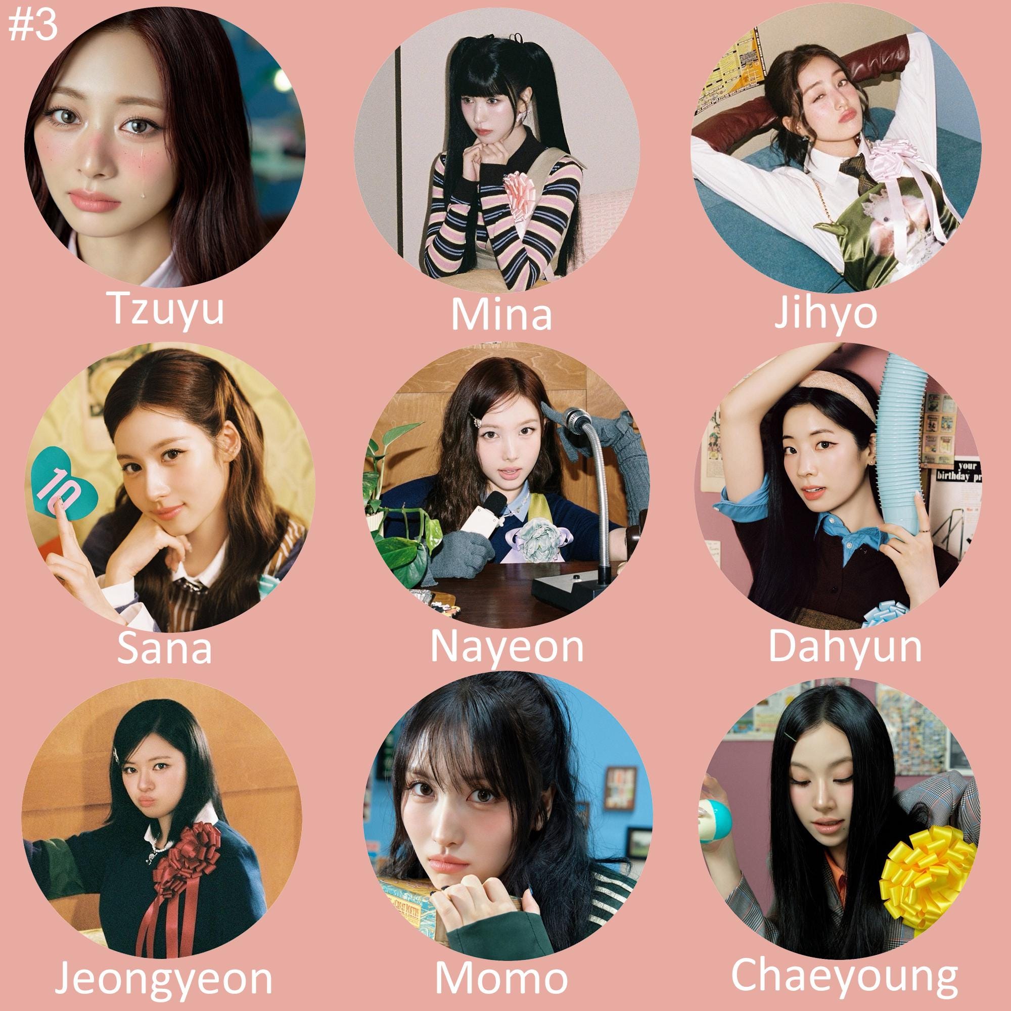 Twice "TEN: The Story Goes On" Pinback Buttons / Kpop Buttons / Kpop Bias Pin