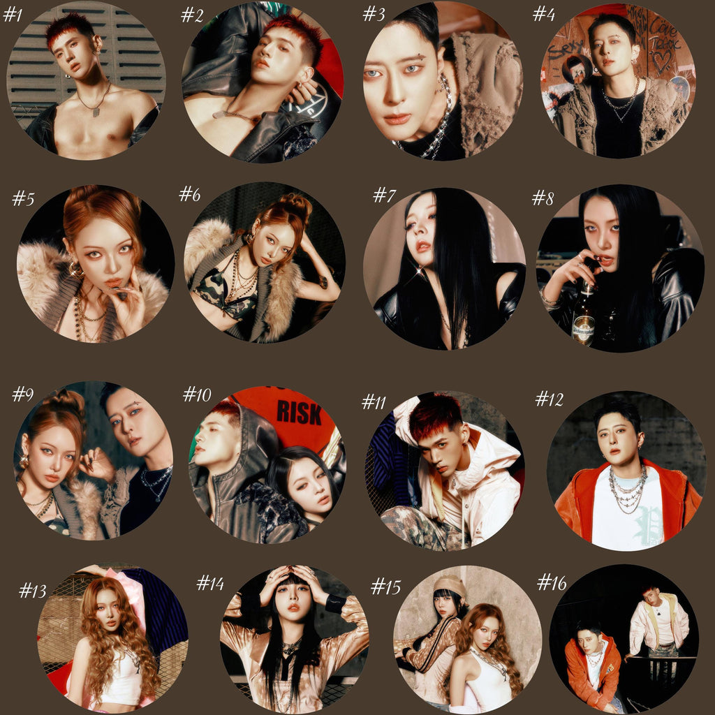 KARD "DRIFT" Pinback Buttons / Kpop Buttons / Kpop Bias Pin
