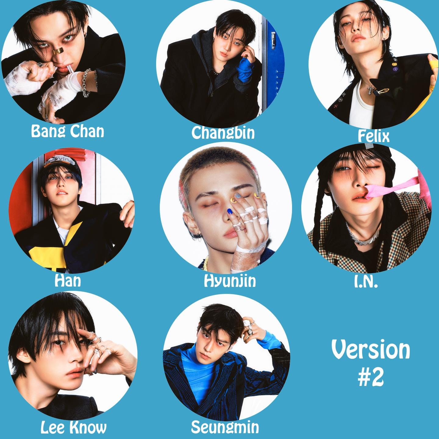 Stray Kids "KARMA" Pinback Buttons / Kpop Buttons / Kpop Bias Pin