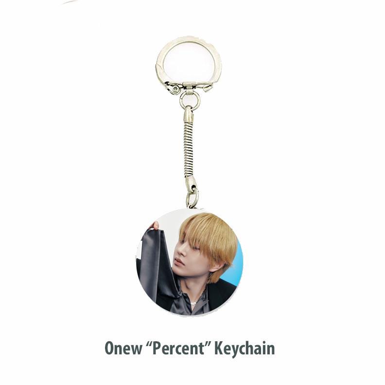 ONEW "Percent" Keychain / Kpop Bias Keychain / Kpop Merch