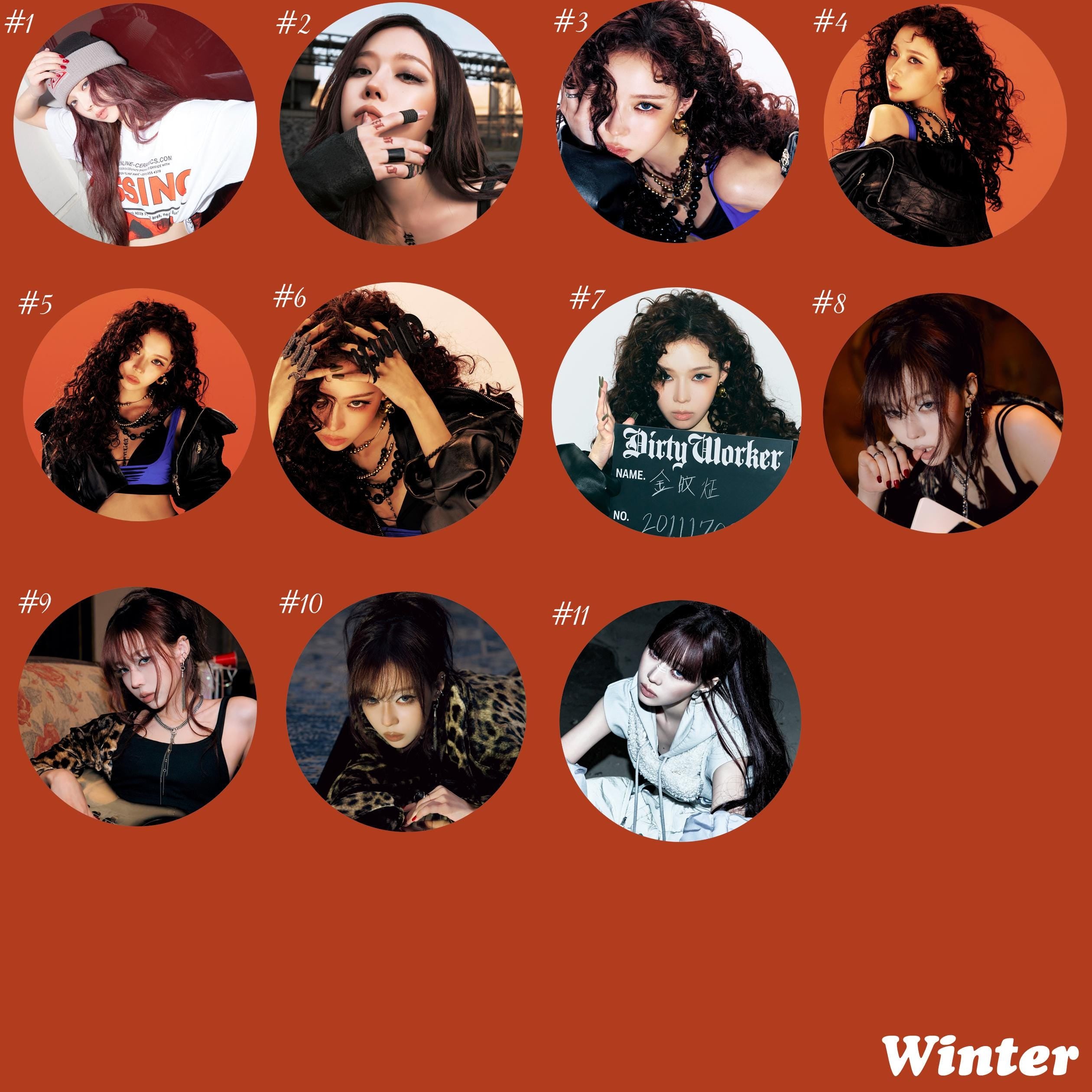 aespa "Dirty Work" Member Keychain/ Kpop Bias Keychain / Kpop Merch