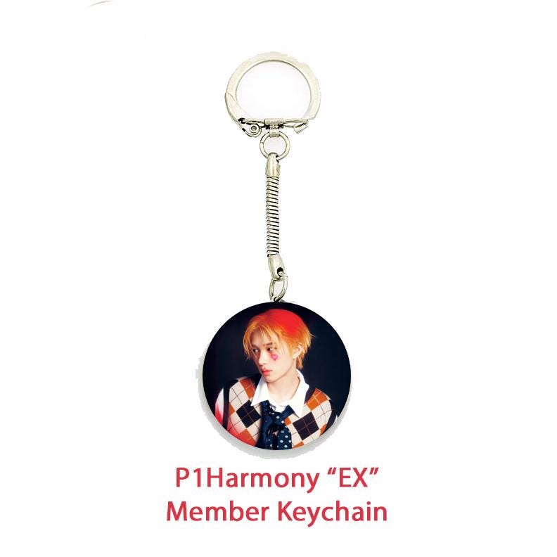 P1Harmony "EX" Member Keychain / Kpop Bias Keychain / Kpop Merch
