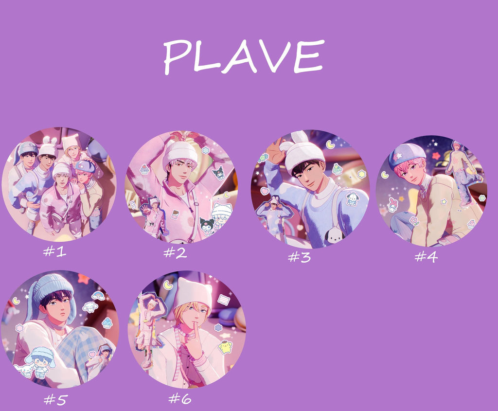 PLAVE "PLBBUU" Magnets