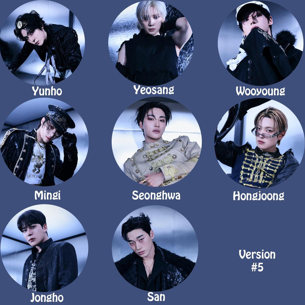 Ateez "GOLDEN HOUR : Part.4" Magnets / Kpop Magnets / Kpop Merch
