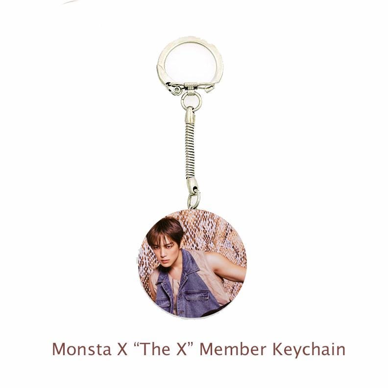 Monsta X "THE X" Member Keychain / Kpop Bias Keychain / Kpop Merch