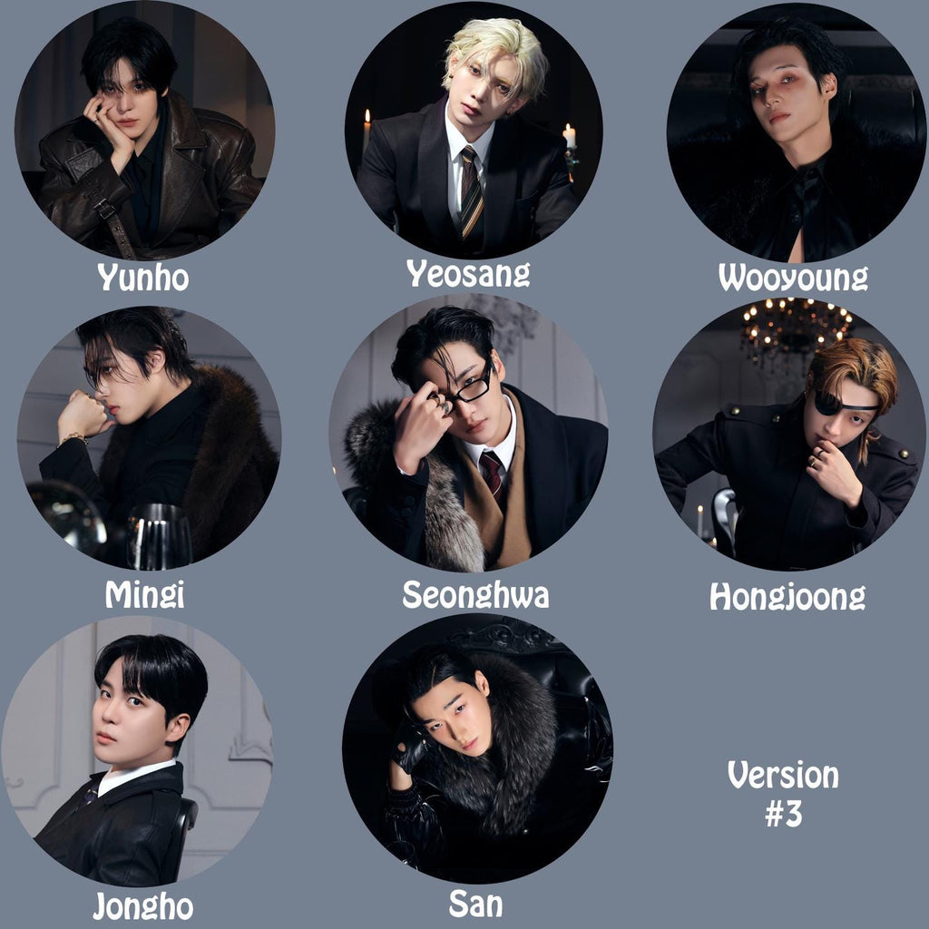 Ateez "GOLDEN HOUR : Part.4" Magnets / Kpop Magnets / Kpop Merch