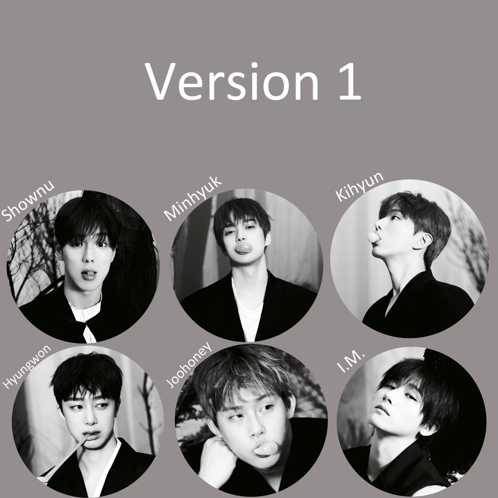Monsta X "THE X" Pinback Buttons / Kpop Buttons / Kpop Bias Pin