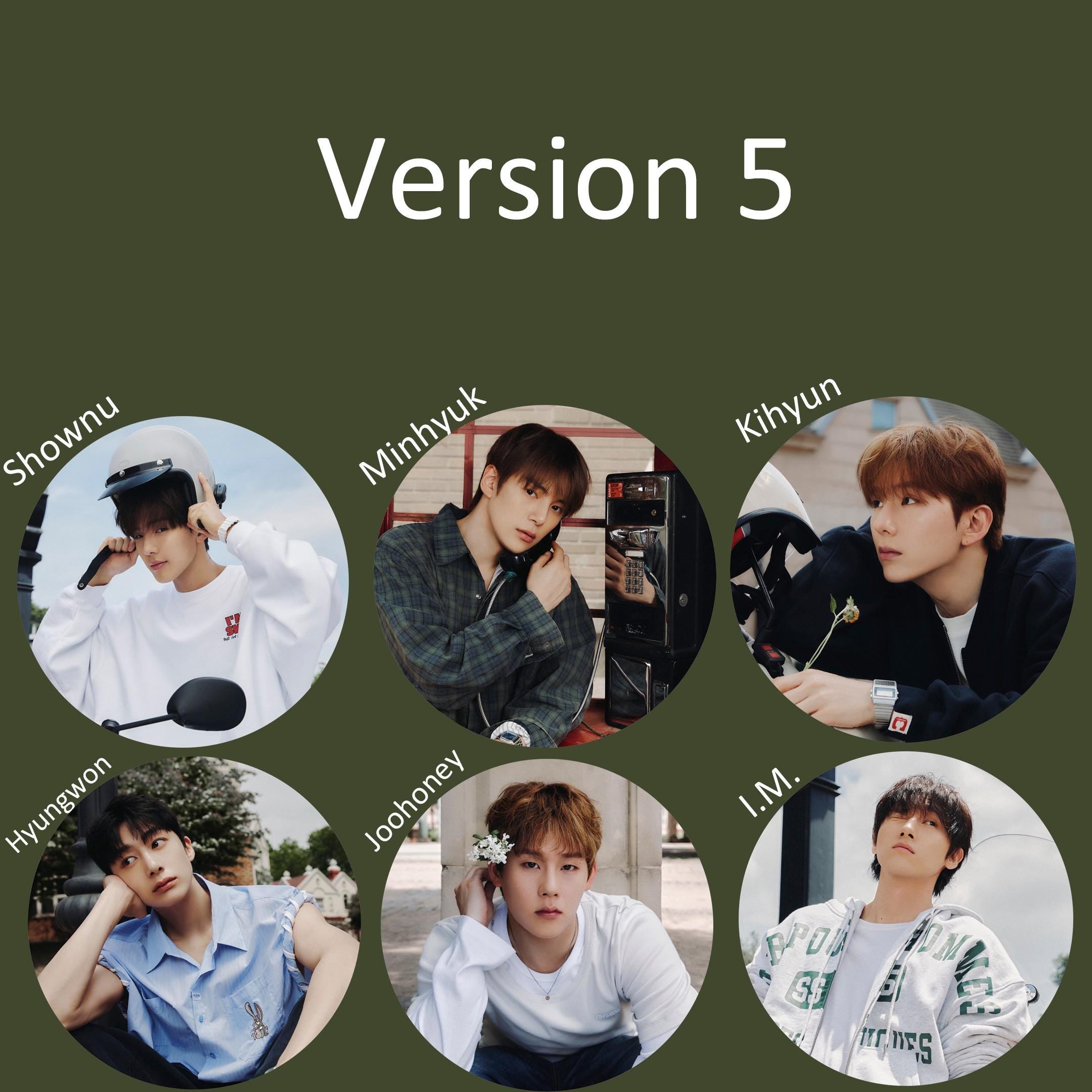 Monsta X "THE X" Pinback Buttons / Kpop Buttons / Kpop Bias Pin