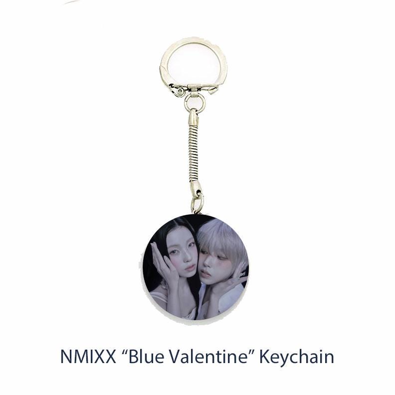NMIXX "Blue Valentine" Member Keychain / Kpop Bias Keychain / Kpop Merch