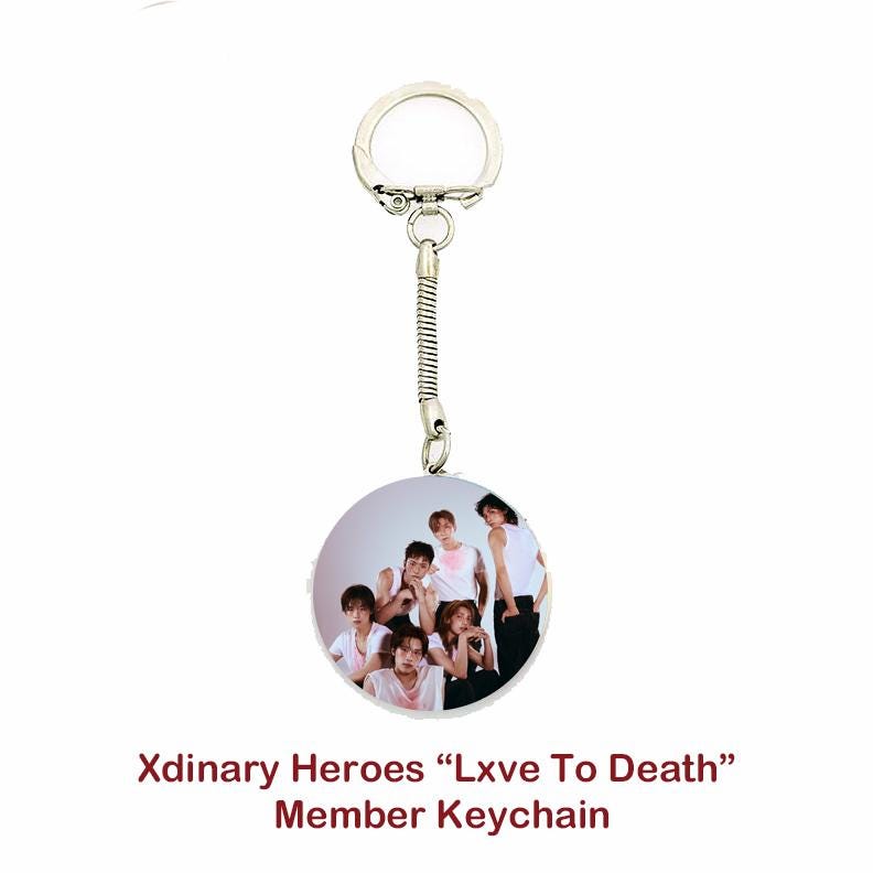 Xdinary Heroes "LXVE to DEATH" Member Keychain/ Kpop Bias Keychain / Kpop Merch