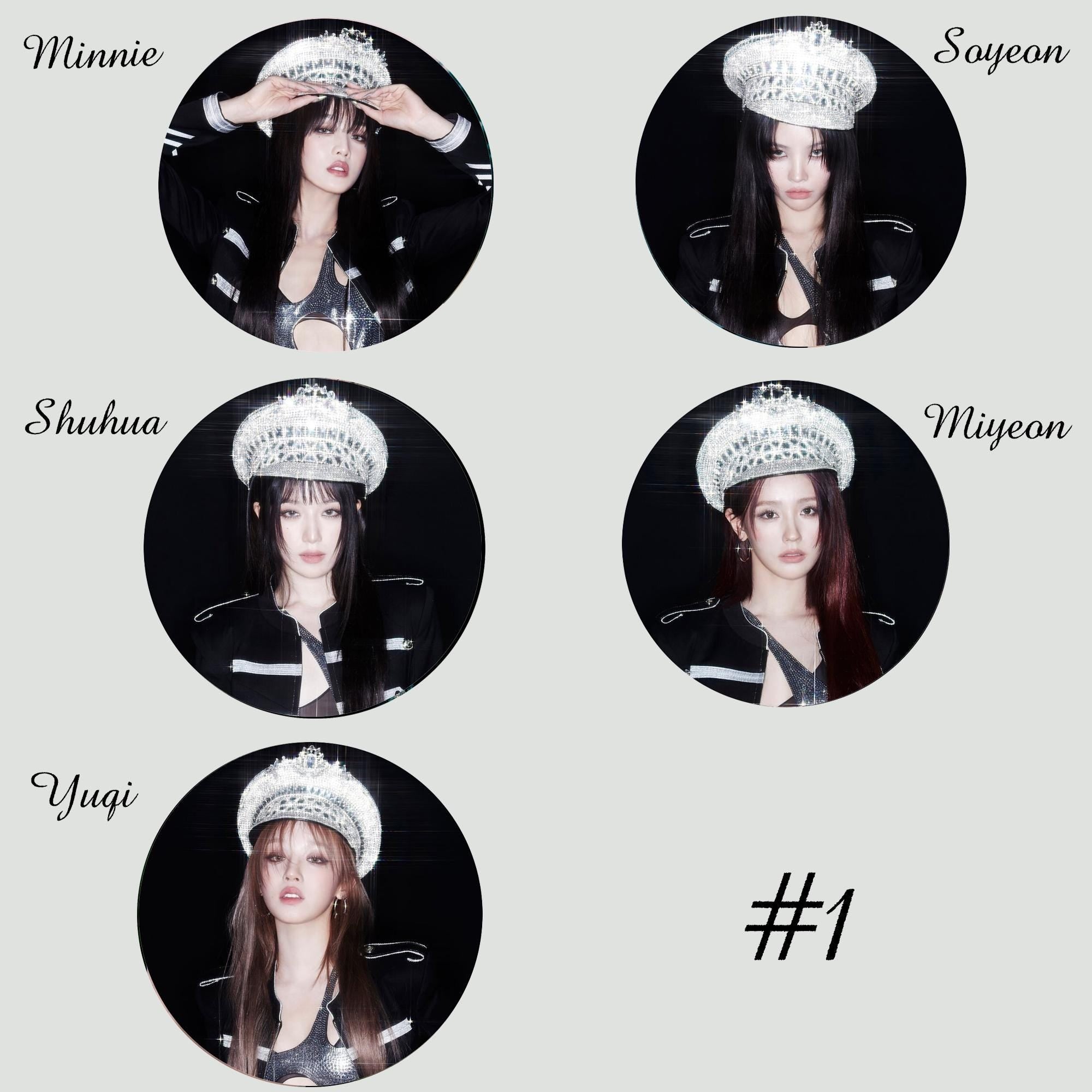 i-dle "2" Non-Transparent Fan / Picket / Image Picket