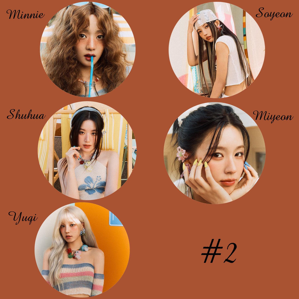 i-dle "I Sway" Non-Transparent Fan / Picket / Image Picket