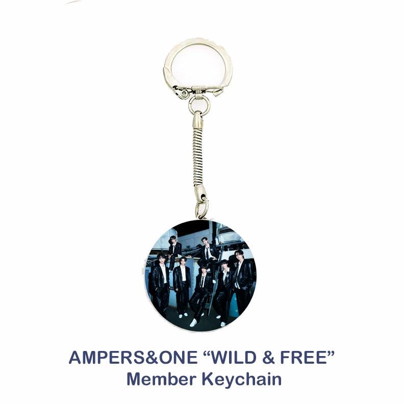 AMPERS&ONE "Wild And Free" Member Keychain/ Kpop Bias Keychain / Kpop Merch