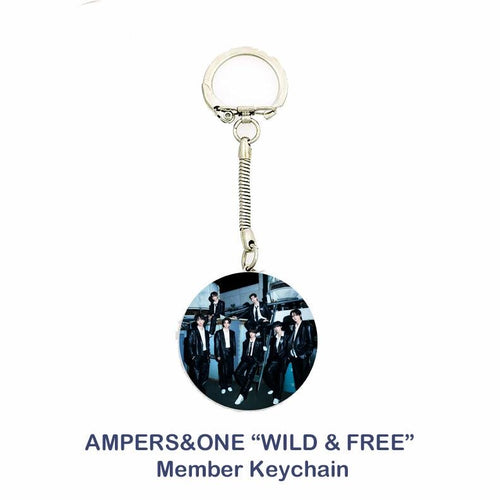 AMPERS&ONE "Wild And Free" Member Keychain/ Kpop Bias Keychain / Kpop Merch