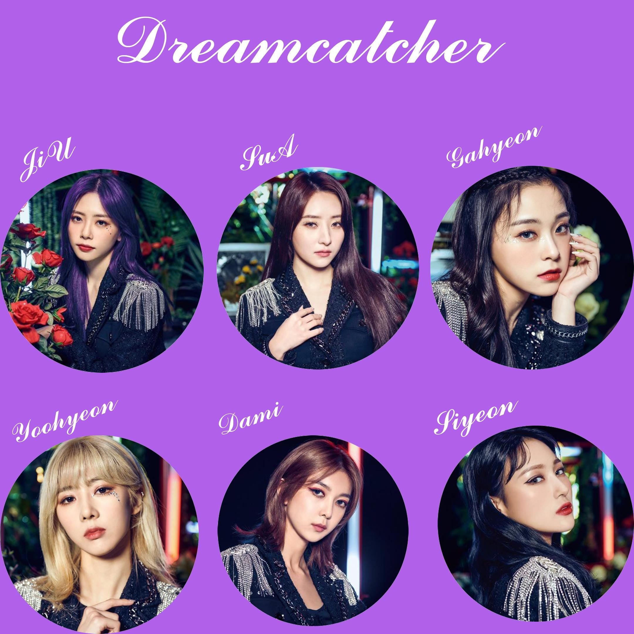 Dreamcatcher "Endless Night" Non-Transparent Fan / Picket / Image Picket / Kpop Bias Picket / Kpop Bias Flag / Kpop Name Sign