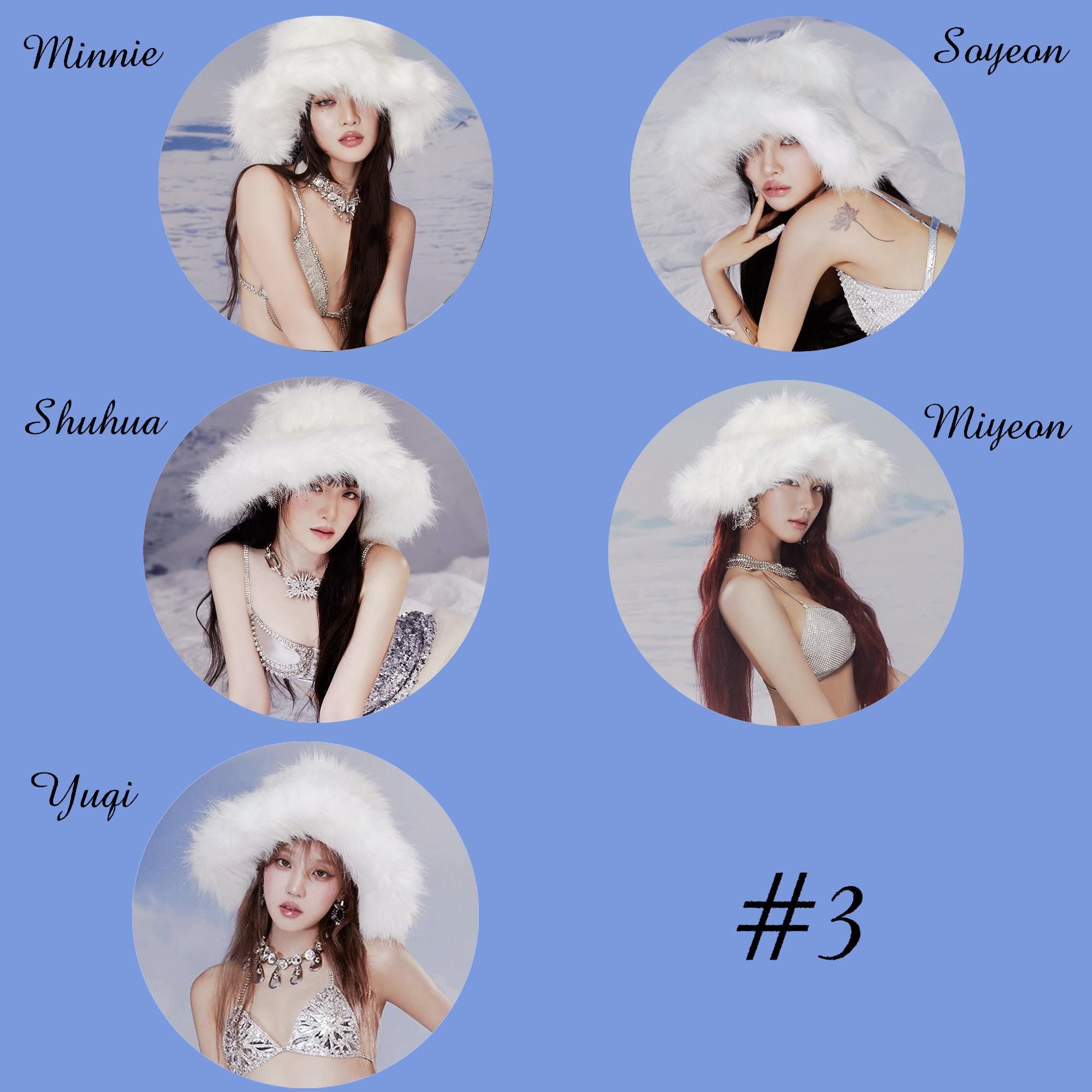 i-dle "2" Non-Transparent Fan / Picket / Image Picket