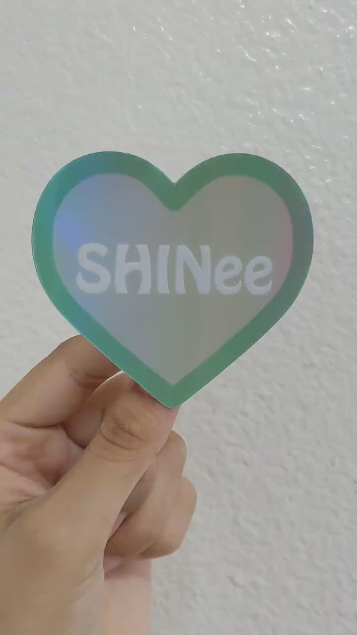 Shiny SHINee Holographic Sticker / Kpop Decal / Kpop Sticker